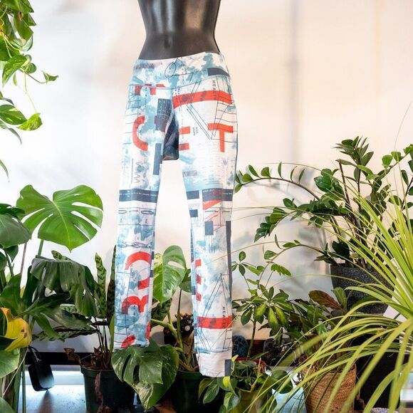 Reebok Crossfit Health Graphic Speedwick Leggings, Size S - Picture 1 of 6